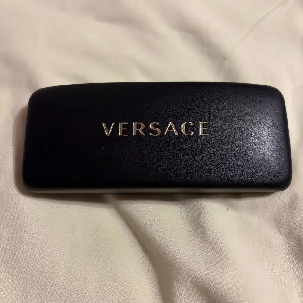 Authentic Versace Eyewear Case – Black Hard Shell Designer Sunglasses Case